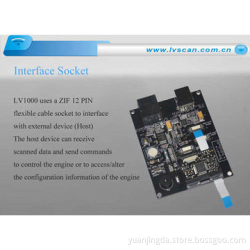 Mini 1D Wi-Fi Barcode Scanner, Engine Changeable for Other Brand Scan Gun for All 1D Barcode Label
